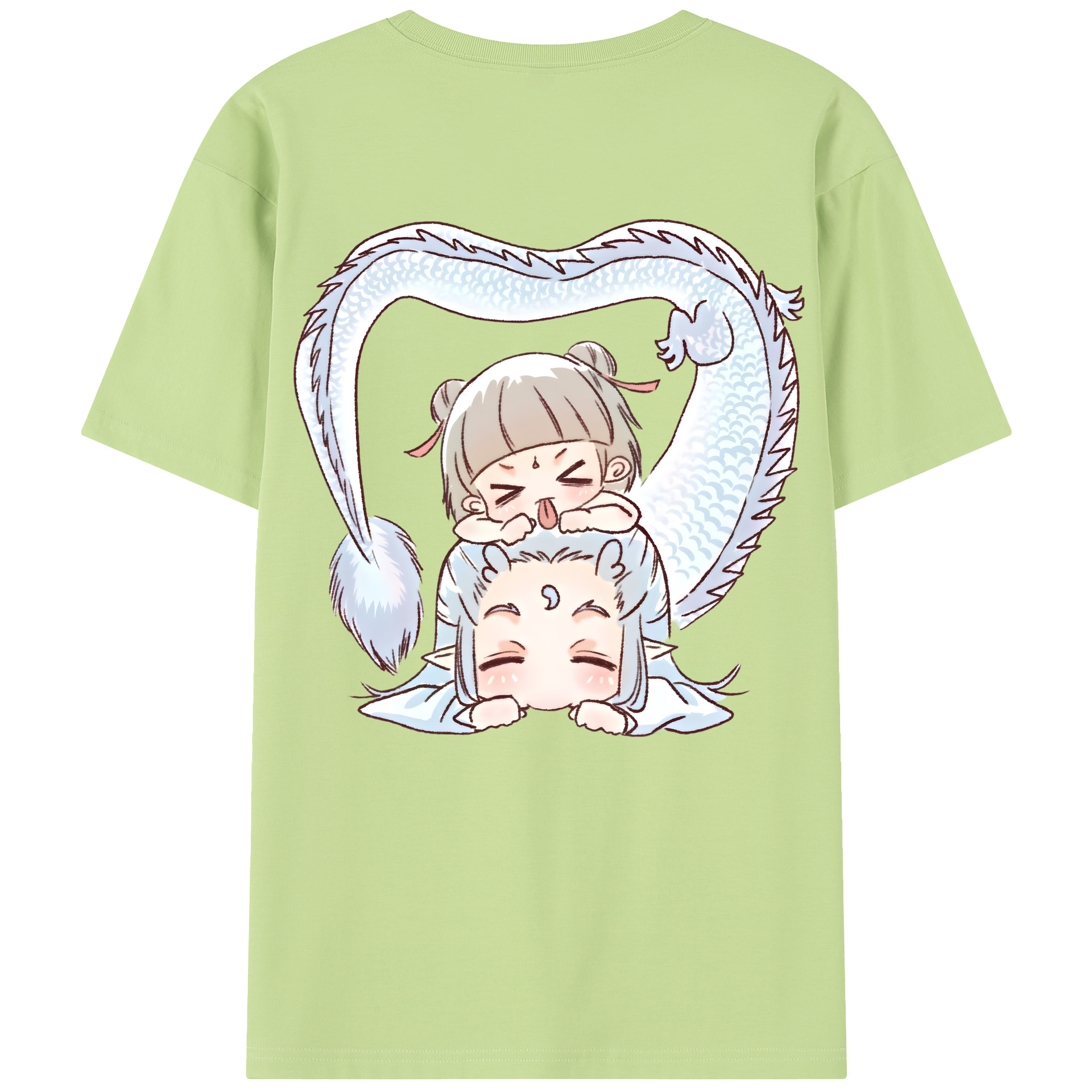Ne Zha 2 ナタ 魔童の大暴れ 綿100％半袖Tシャツ（背面プリント）